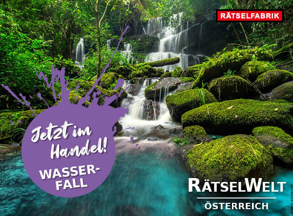 RätselWelt Österreich - Erfrischung unter dem Wasserfall